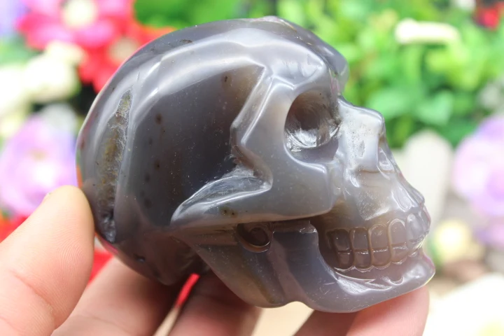 397 грамм натурального кварца кристалл исцеление черепа A2 открытая улыбка