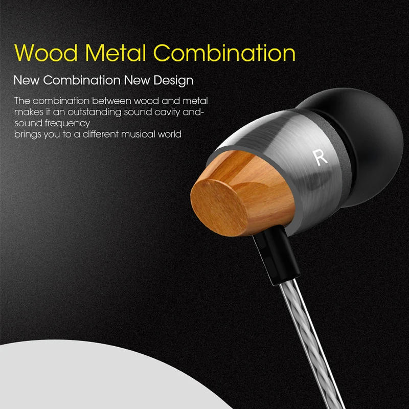 Astrotec AM800 деревянные металлические наушники с приличным звуком в наушниках