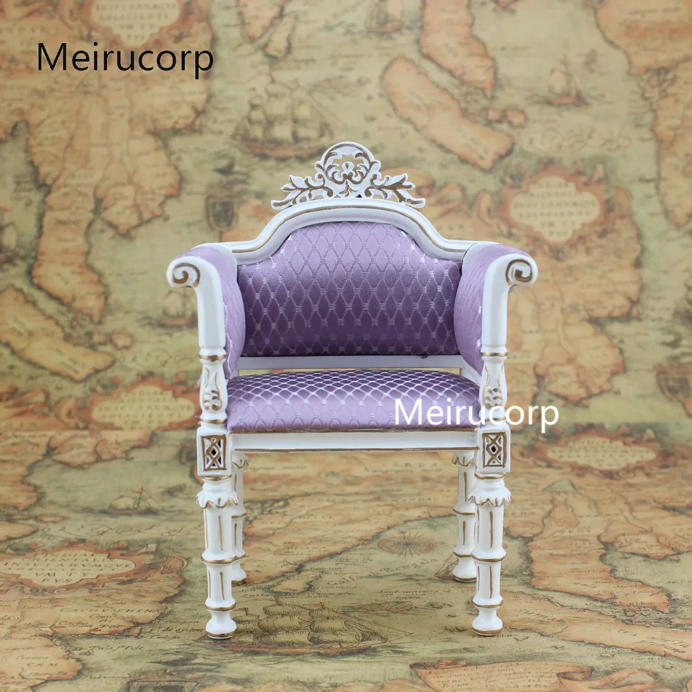 Мебель для кукол 1:6 белое кресло ручной работы | Игрушки и хобби