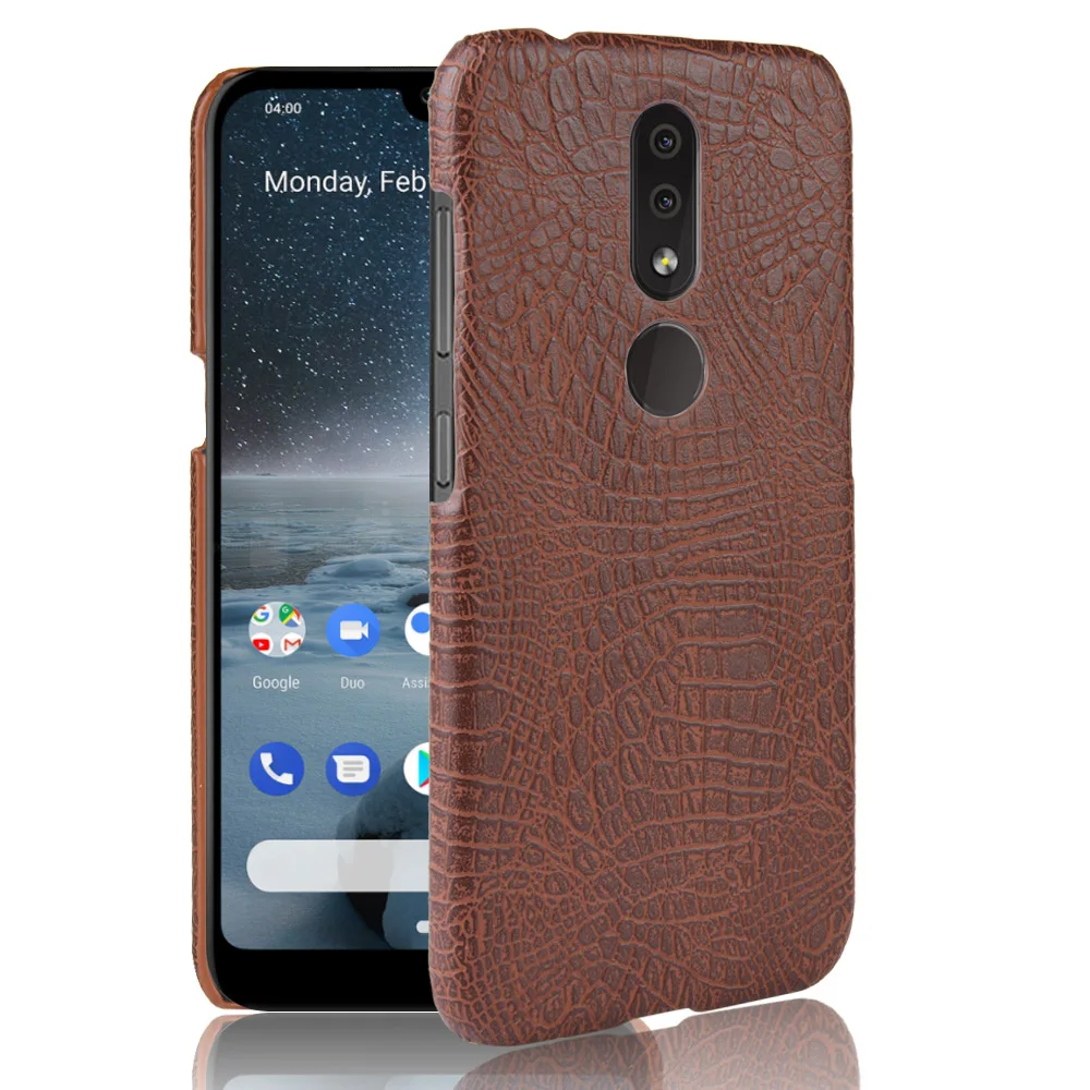 Жесткий чехол из крокодиловой змеиной кожи для Nokia 4 2 3 1 7 6 5 8 Plus X71 X7 X6 |