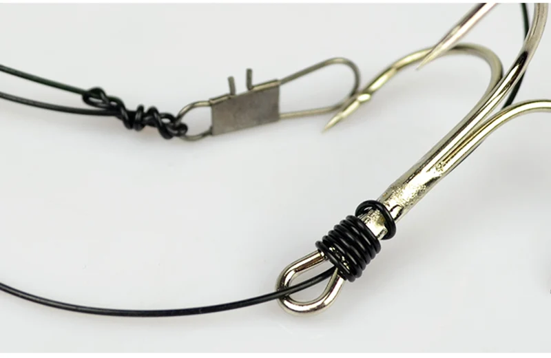 Lawaia Hooks Fishing Handmade Anchor hook Barbed Fish Hooks Three-jaw Anchor String Hook Tied Boxed Fishing Tackle Accessories