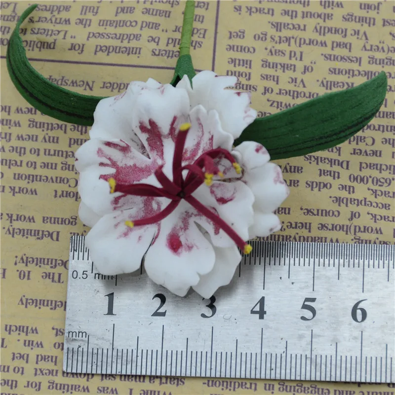 Мини головка из вспененного полиэтилена одноцветная 4 5 см 10 шт./набор|foam flowers|rose