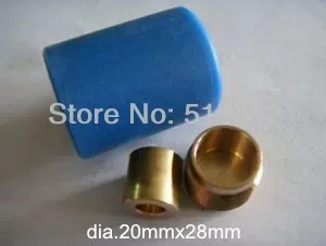 Латунная и пластиковая втулка/сиденье для направляющего колеса 077 (шкив) диам. 20