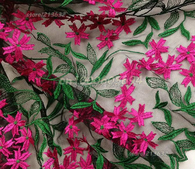 PQYY48 guipure lace fabric organza tulle high quality swiss voile laces switzerland telas tecido feltro wedding | Дом и сад