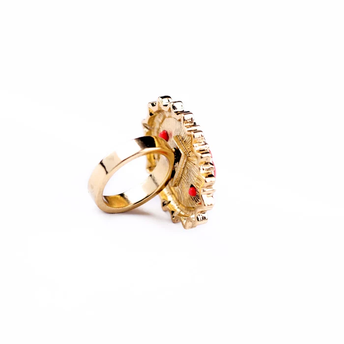 Новые стили 2017 модные ювелирные изделия блестящее кольцо черепа из смолы |