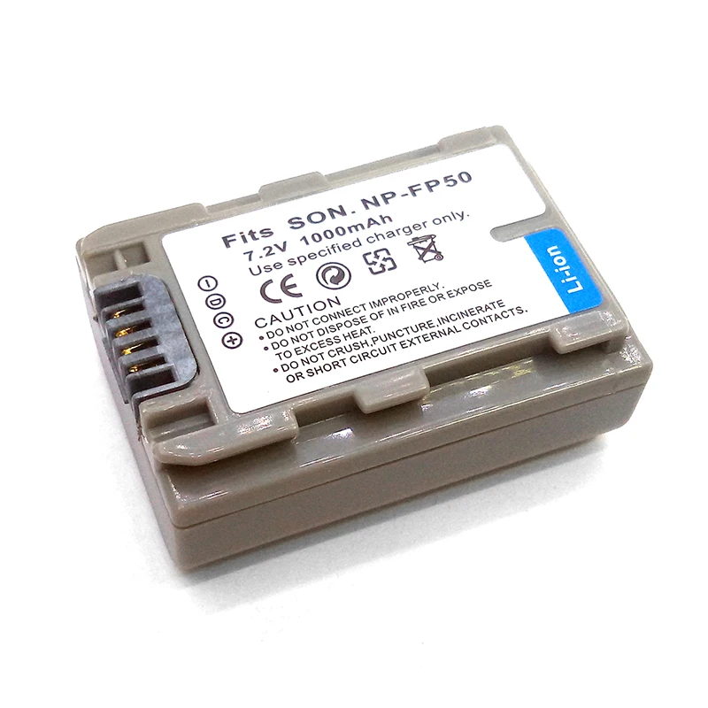 Цифровой аккумулятор NPFP50 FP51 для камеры Sony DCR HC39E HC40 HC41 HC42 HC46 HC65 HC85 HC96 SR100 SR40 SR60 SR80 DCR-30