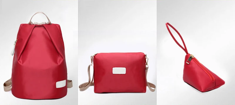 Yogodlns 3 шт./набор, женский рюкзак из искусственной кожи, женские повседневные школьные сумки на плечо для подростков, рюкзак, композитный набор, водонепроницаемый