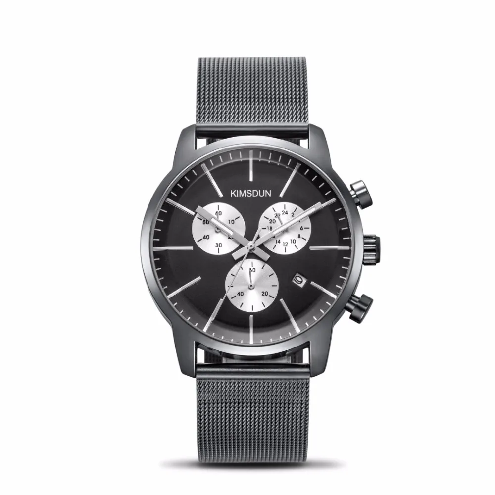Мужские часы KIMSDUN спортивные аналоговые кварцевые наручные модные мужские из