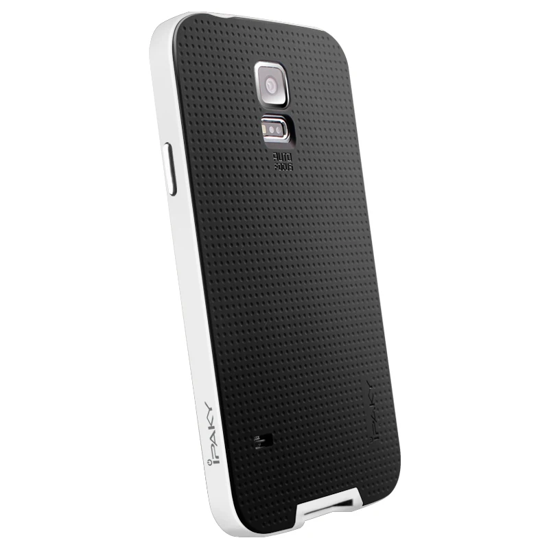 Высококачественный брендовый Чехол ipaky для samsung galaxy S5, силиконовый защитный чехол для телефона galaxy S5 I9600 - Цвет: White