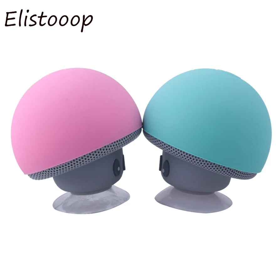 Мультфильм Гриб беспроводной bluetooth динамик водостойкая присоска Мини bluetooth динамик аудио открытый портативный кронштейн