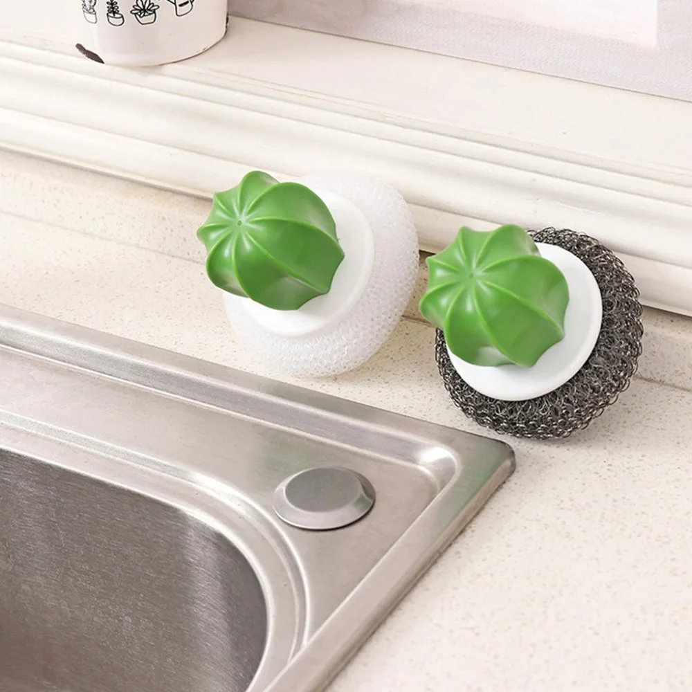 2 шт. Новая утилита из нержавеющей стали проволока шариковая щетка с бытовой