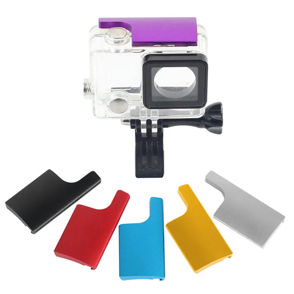 Алюминиевый замок с задней пряжкой для Gopro аксессуары GoPro Hero 4 3 + черный