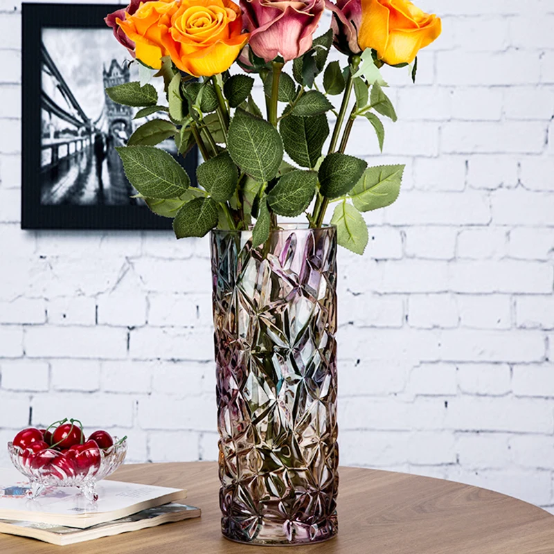 

Crystal Glass Vase European Large Vase Home Decoration Ornaments