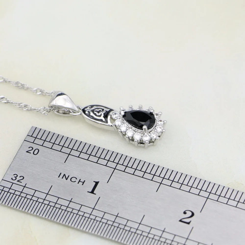 Масляная краска ювелирные изделия из стерлингового серебра 925 пробы черный