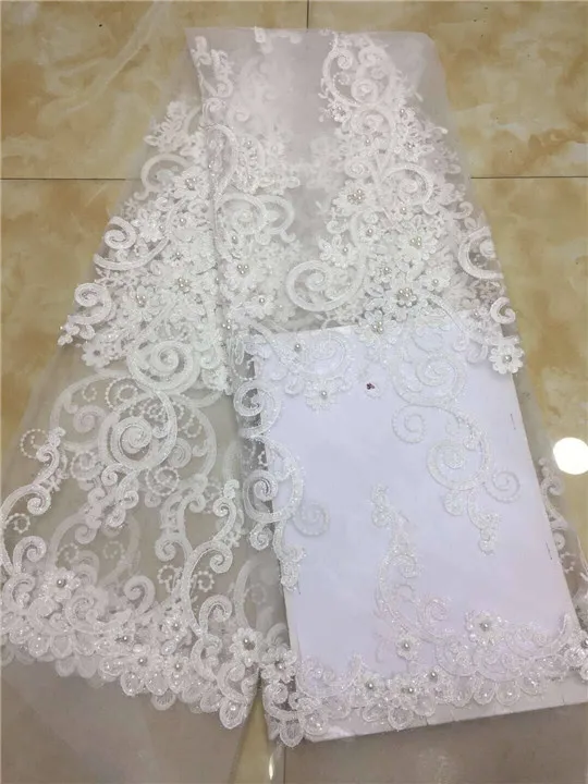 

Multicolor lace fabric handmade beaded nigerian lace fabric 2019 high quality lace 3d flower embroidered tulle 5yard/lot