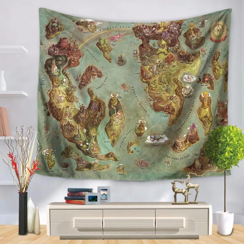 Домашний Декоративный Настенный Ковер гобелен прямоугольное покрывало с