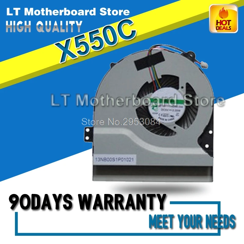 Для X550 X550C X550VC S56 S550CM X450 X450CA R510C A450C K552V A550V Вентилятор охлаждения материнская плата
