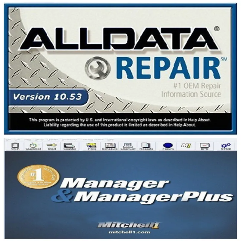 Диагностический инструмент alldata m.itchell manager plus + новейшее программное обеспечение