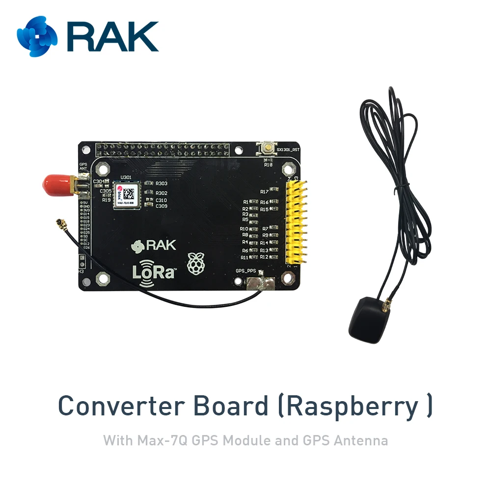 LoRa шлюз комплект разработчика RAK831 LoRaWan модуль с малиновым база Pi3 MAX 7Q gps базы на