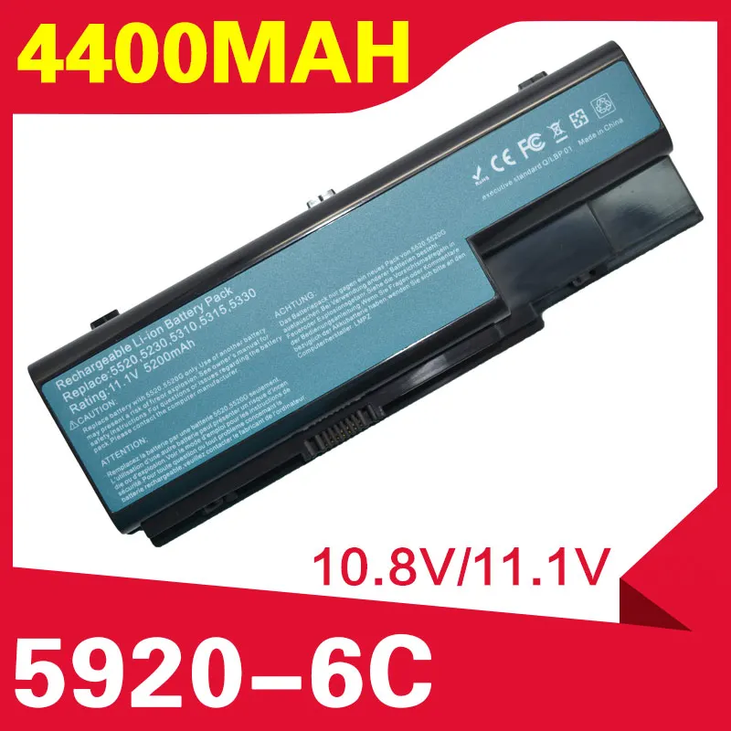 Аккумулятор ApexWay для Acer Aspire 5930G 6530 6530G 6920 6920G 6930 6930G 6935 6935G 7220 7230 7330 7520 | Компьютеры и