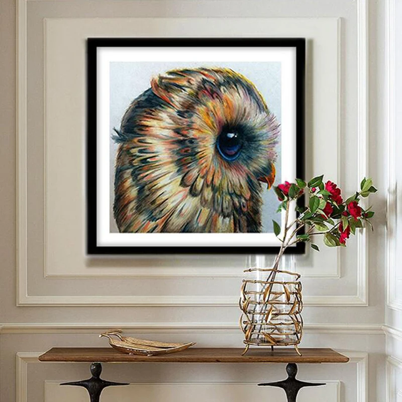 Картина цвет новый 5d алмазная картина птица гостиная спальня сова крест стежка
