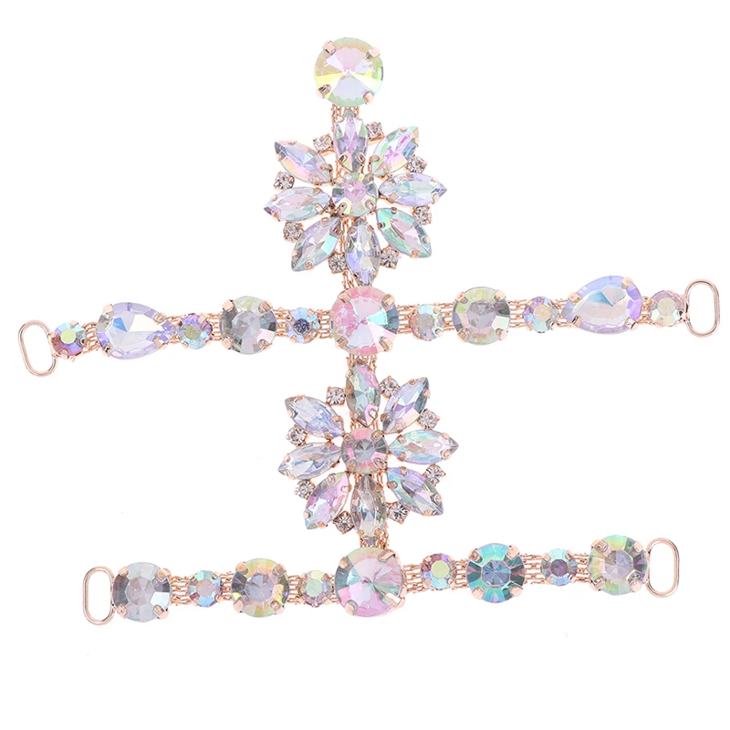 1 шт. Модная стильная женская обувь со стразами Летние сандалии с пряжкой на