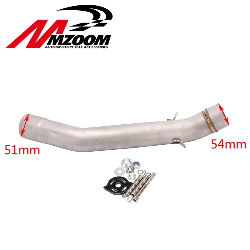 Free shipping Motorcycle stainless steel middle of the exhaust pipe For Kawasaki Z750 ZR750 | Автомобили и мотоциклы