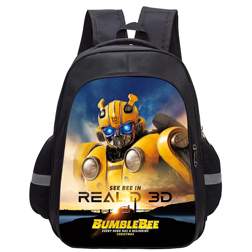 Новейший Детский рюкзак трансформеры для мальчиков школьная сумка с мультяшным
