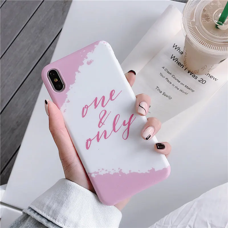 Cooly Letter Print Case For iPhone XS Max X XR Cases 6S 6 7 8 Plus Back Cover Cartoon Phone Coque Candy Color Capa on - Кейс Cooly с печатными буквами для iPhone XS Max X XR, кейсы 6S 6 7 8 Plus, задняя крышка, мультфильм, телефонная обложка, сладкие цвет