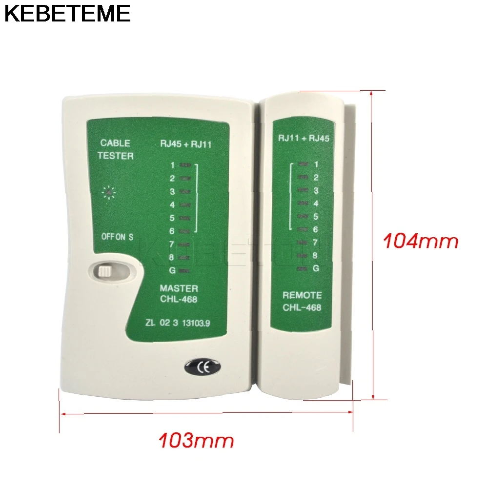 Кабельный тестер сетевой трекер для телефонных проводов трассировщик Ethernet LAN RJ45