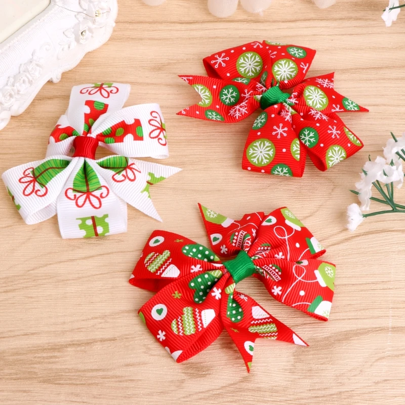 12 шт. заколки для волос с бантом девочек|barrettes for kids|hair bowsbow clip |