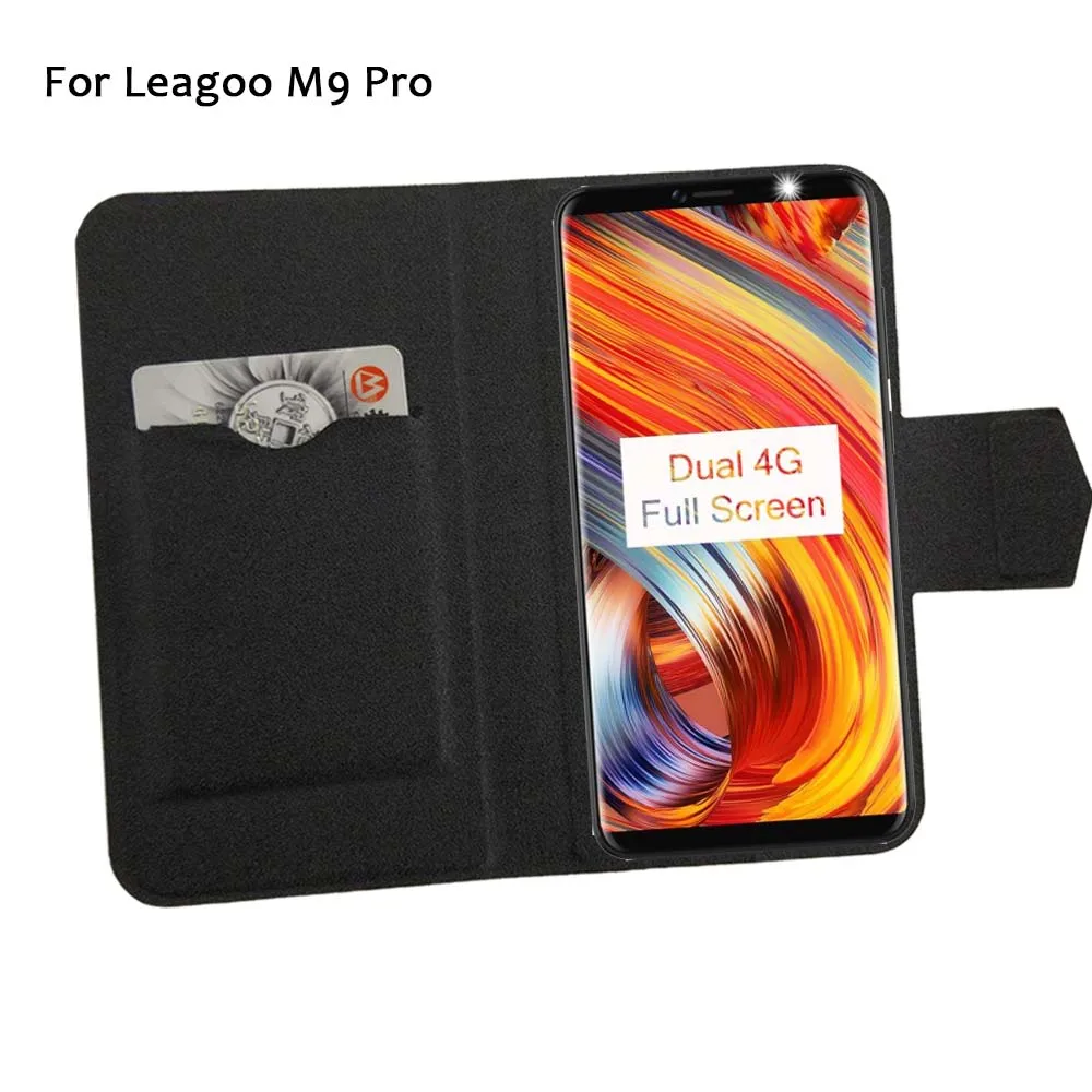 5 цветов Лидер продаж! Кожаный чехол для телефона Leagoo M9 Pro заводская цена защитный