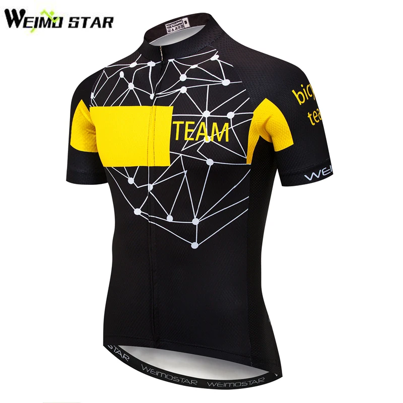 Веломайка Weimostar мужская с коротким рукавом Джерси для езды на велосипеде летняя