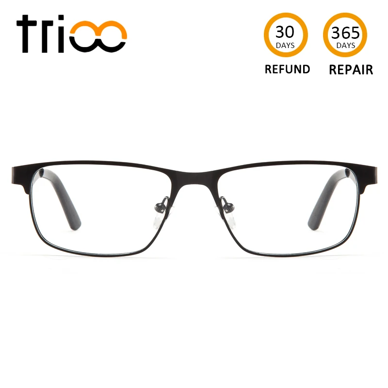 Матовые очки по рецепту TRIOO мужские для близорукости прозрачные тонкие