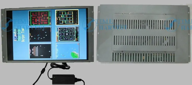 

19 inch (16:9) Open Frame LCD With Holder with VGA & DVI input port For Game Machine Cabinet/Cocktail Machine/slot game machine