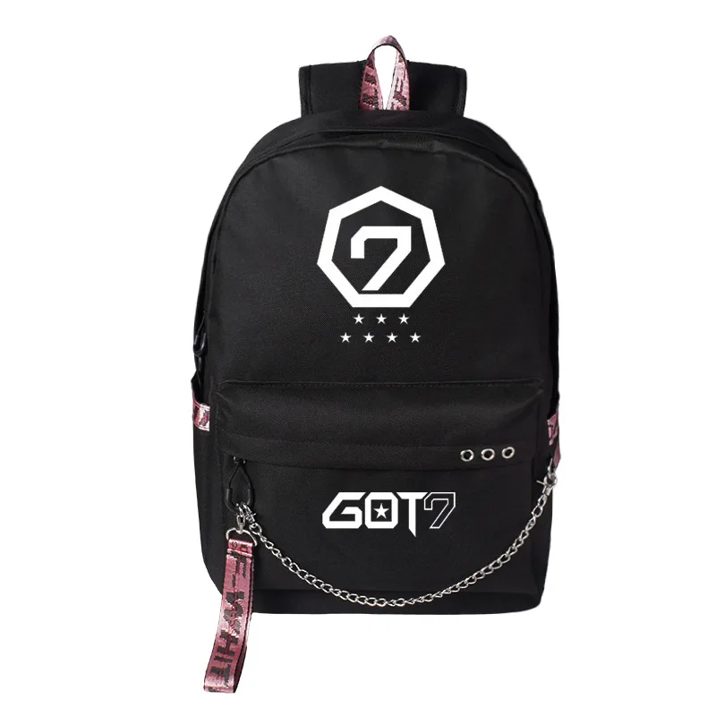 Рюкзак kpop GOT7 Jackson Mark YuGyeom рюкзак большой емкости с usb зарядкой Холщовый