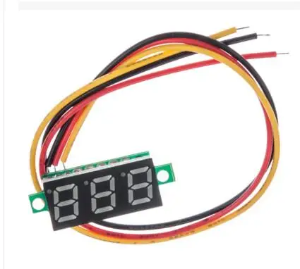 HOT Red LED display Mini Digital 4v-30v Voltmeter Tester Voltage Panel Meter For Electromobile Motorcycle Car Free Shipping | Инструменты