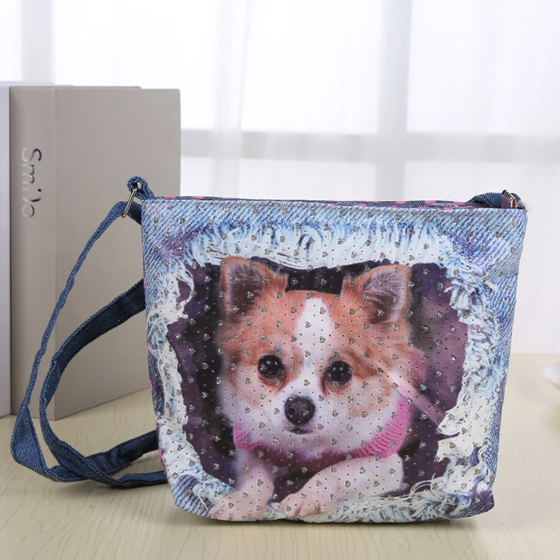 cartoon cute kids mini school bags animal cat dog baby messenger bag kindergarten boys girls crossbody |