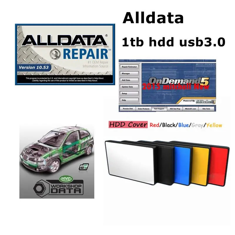 2020 Горячее предложение Alldata 10 53 программное обеспечение для ремонта всех данных
