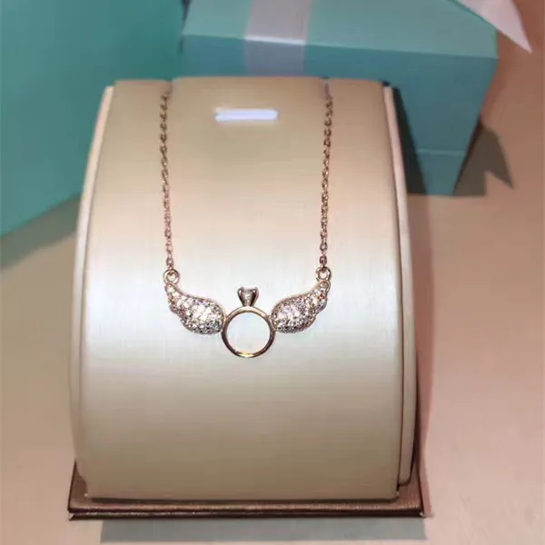 Ожерелье из серебра 925 пробы с фианитом|designer necklace|fashion necklacenecklace designer |