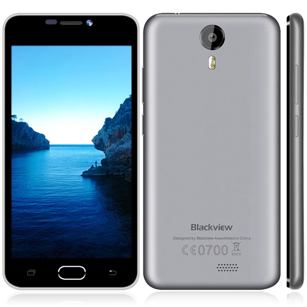 Оригинал Blackview BV2000 5.0 "HD 4 Г LTE Мобильный Телефон MTK6735 Quad Core 1 ГБ RAM 8 ROM Android 5.1 2400 мАч