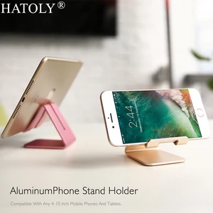 universal mobile phone holder for samsung galaxy a7 2018 aluminum metal support phone stand desk holder for xiaomi redmi 6a free global shipping