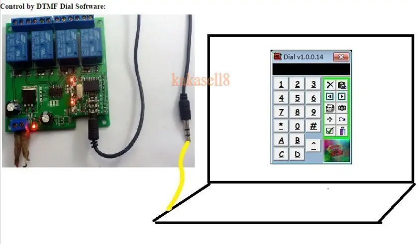 Декодер голоса для телефона DC 12 В DTMF MT8870 мгновенный переключатель таймер