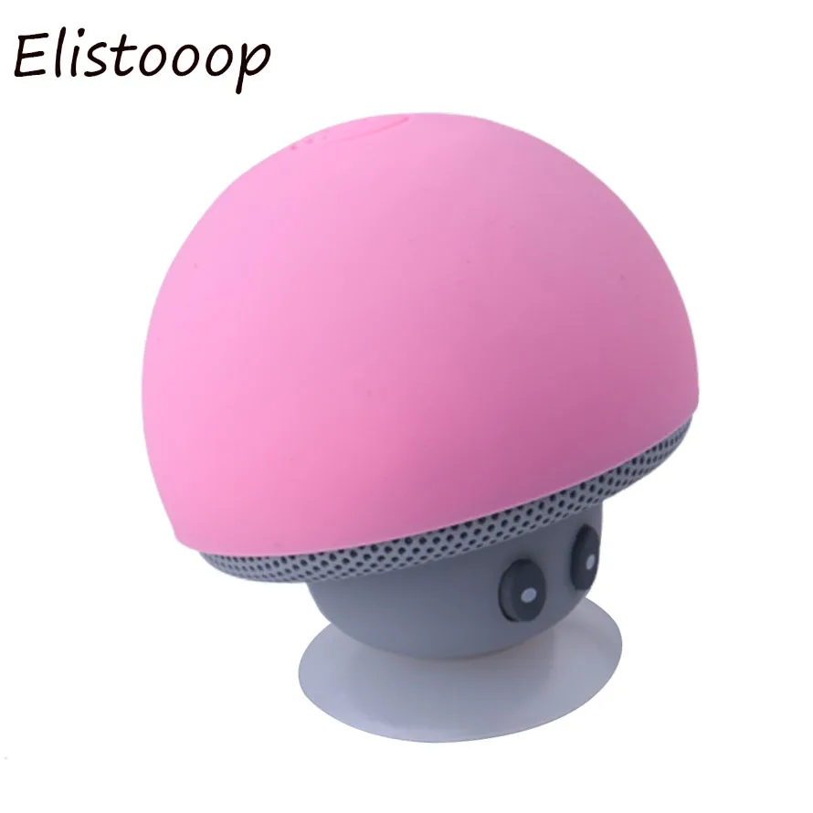 Беспроводная bluetooth колонка Elistooop в виде мультяшного гриба портативная