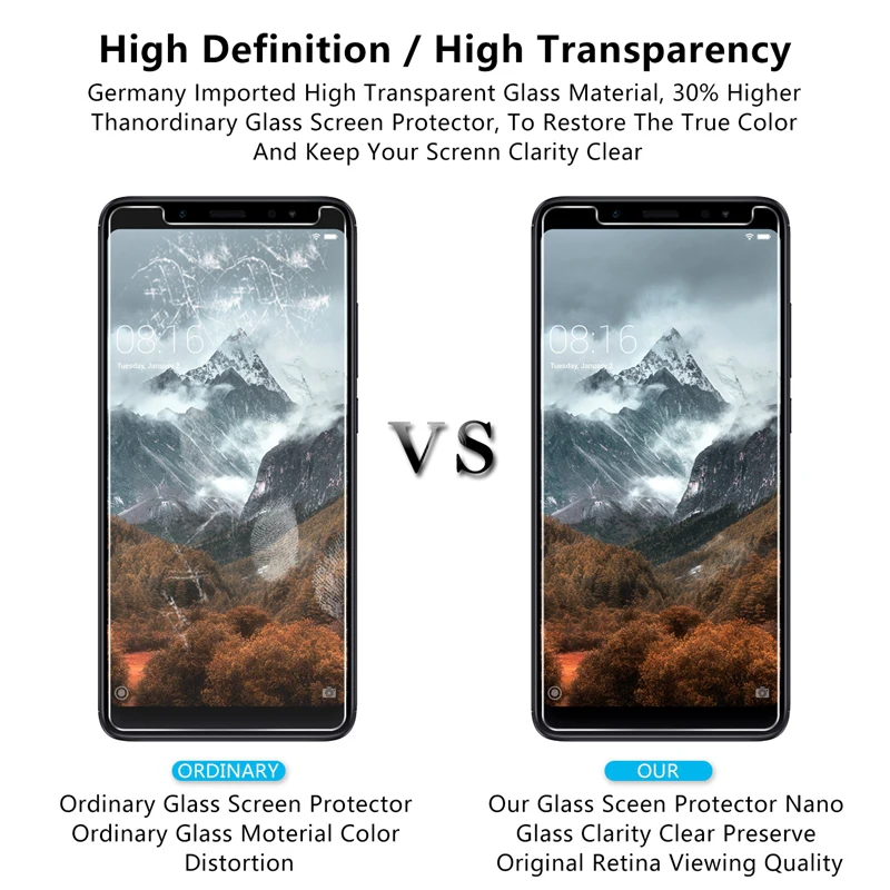100 шт. закаленное стекло Защита для экрана Xiaomi Redmi Note 9 Pro Max 9S 9A 9C 8 8A 8t 10X Премиум 2.5D 9H