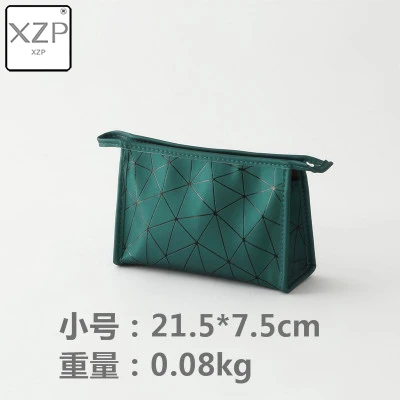 Green Small Size XZP многофункциональная подвесная косметичка для путешествий, женские сумки для макияжа, органайзер для туалетных принадлежностей, водостойкая женская косметичка из искусственной кожи для хранения - Цвет: Green Small Size