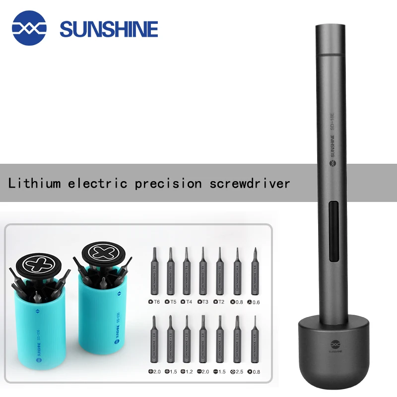 Sunshine SD 18E Мини электрическая отвертка для ремонта мобильных телефонов инструмент