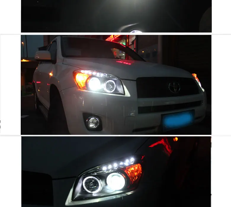 DY_L Автомобиль Стайлинг фара для Toyota RAV4 2009-2012 светодиодный фары DRL H7/D2H HID Xenon Биксеноновые линзы