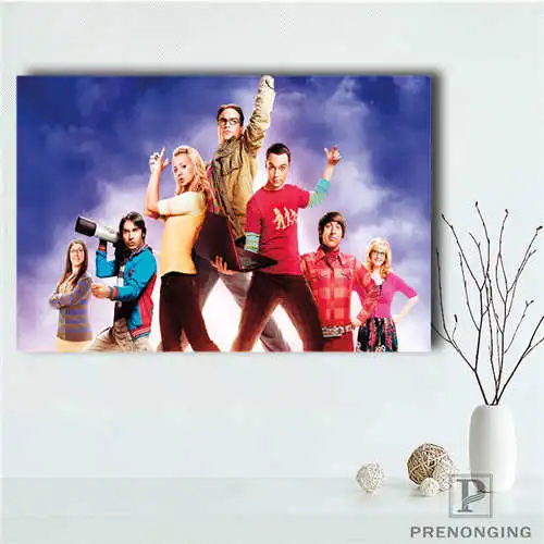 На заказ the-big-bang-theory (2) Печатный постер ткань стены художественные картины для