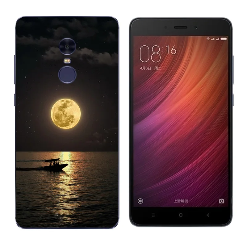 Чехол для Xiaomi Redmi Note 4 мягкий чехол из ТПУ 5 дюймов силиконовый с золотым принтом |